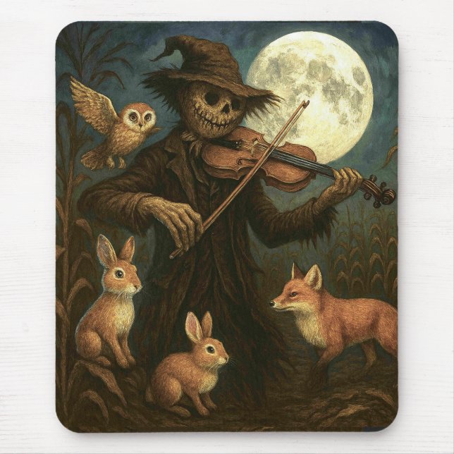 Full Moon Scarecrow Serenade Mousepad (Vorne)