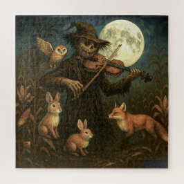 Full Moon Scarecrow Serenade Puzzle