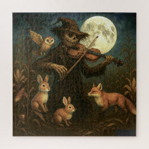 Full Moon Scarecrow Serenade Puzzle