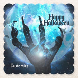 Full Moon Transformation Halloween Untersetzer