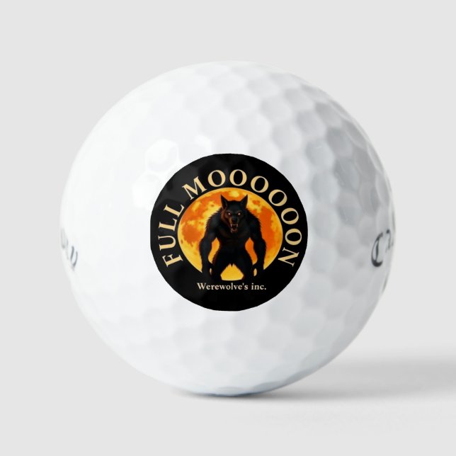 FULL MOON WEREWOLF GOLFBALL (Vorderseite)