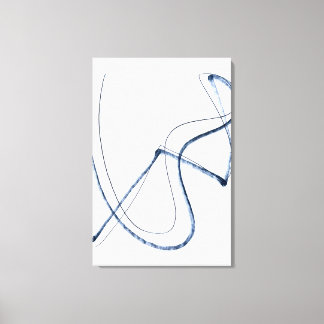 Full Motion, Minimalistische Abstrakte Linienkunst Leinwanddruck