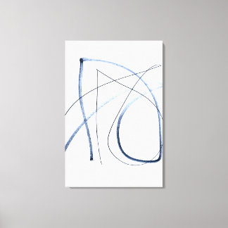 Full Motion, Minimalistische Abstrakte Linienkunst Leinwanddruck