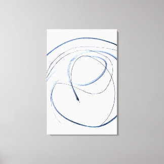 Full Motion, Minimalistische Abstrakte Linienkunst Leinwanddruck