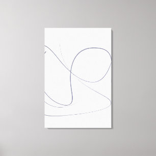 Full Motion, Minimalistische Abstrakte Linienkunst Leinwanddruck