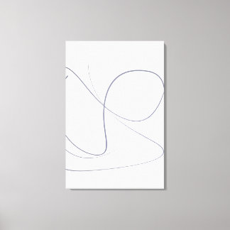 Full Motion, Minimalistische Abstrakte Linienkunst Leinwanddruck