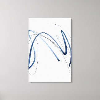 Full Motion, Minimalistische Abstrakte Linienkunst Leinwanddruck