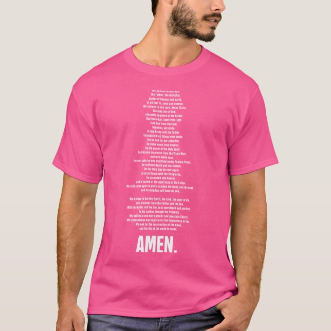 Full Nicene Creed T-Shirt (Vorderseite)