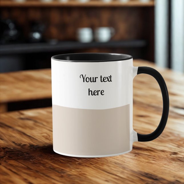 "Full of It"-Tasse - Earl grau look - Add your tex Tasse (Von Creator hochgeladen)