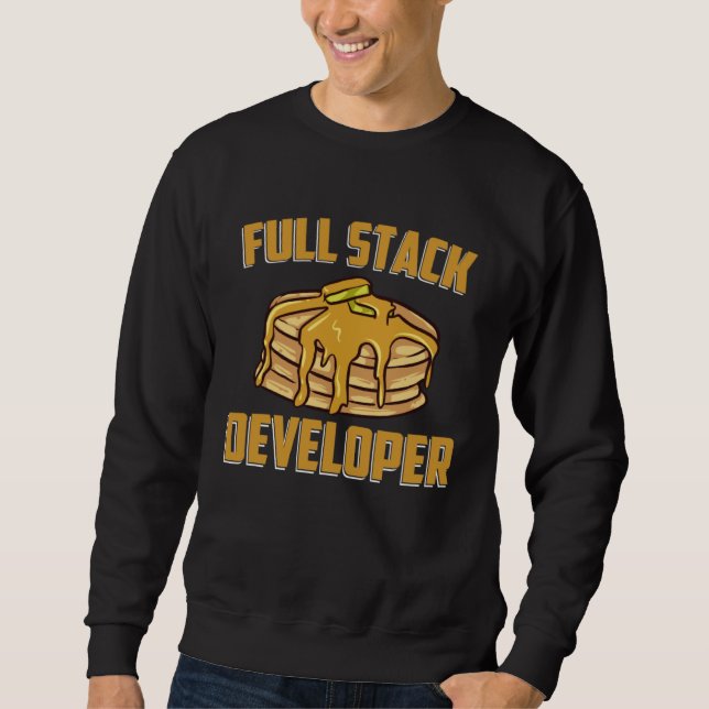 Full Stack Developer  Programming Coding Geek Sweatshirt (Vorderseite)