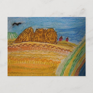 Fülle Felder Postkarte