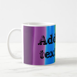 Füllen Sie den Regenbogen aus und fügen Sie Ihren Tasse