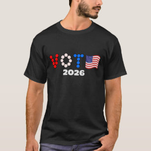 Füllen Sie die Blasen aus, die Sie bei der Abstimm T-Shirt