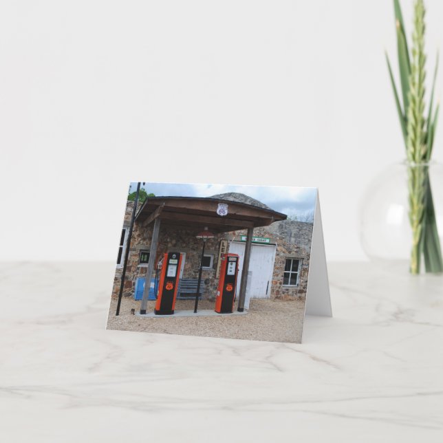 Füllen Sie er oben auf Weg 66 Karte (Vorderseite)