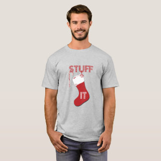 Füllen Sie es lustiger WeihnachtsStrumpf-T - Shirt