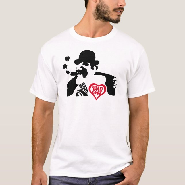 Füllen Sie es mit Liebe T-Shirt (Vorderseite)