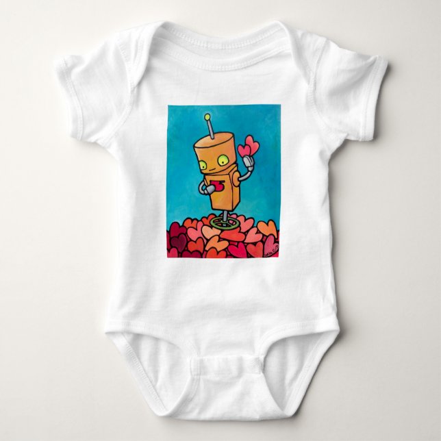 Füllen Sie Ihr HeartBox auf Baby Strampler (Vorderseite)