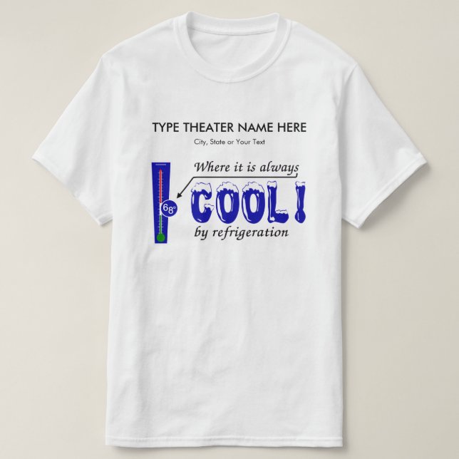Füllen Sie Ihr Theater und Ihre Lage aus - Klimaan T-Shirt (Design vorne)