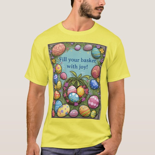 Füllen Sie Ihren Korb mit Joy Oaster T - Shirt (Ge (Vorderseite)