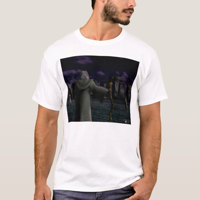 Fullmoon bei Stonehenge T-Shirt (Vorderseite)