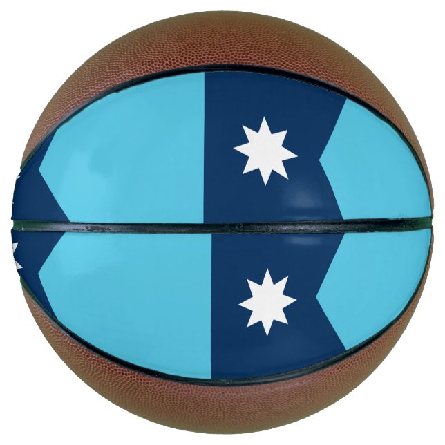 Fullsize Basketball with Flag of Minnesota, USA (Vorderseite)