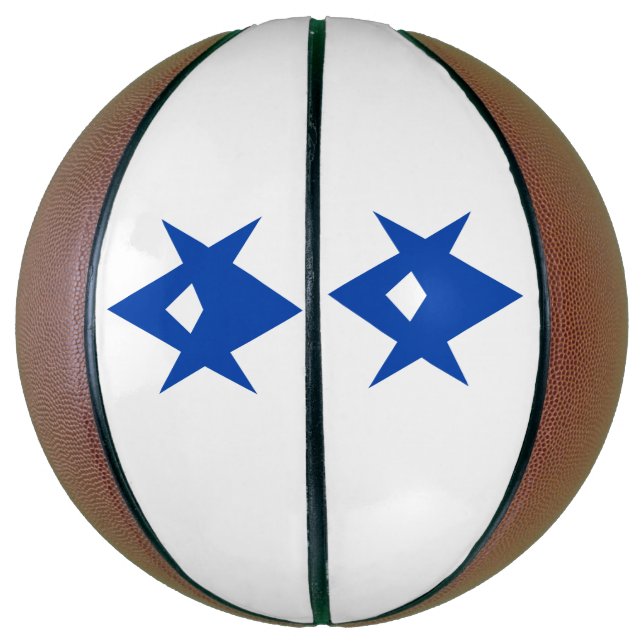 Fullsize Basketball with Flag of Toyota City (Vertikal)