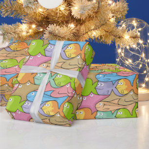 Füllt Cartoon Wrapping Paper Geschenkpapier