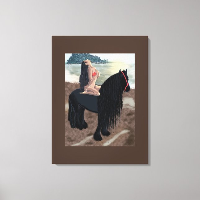 Füllung - gepackte Canvas Leinwanddruck (Vorderseite)