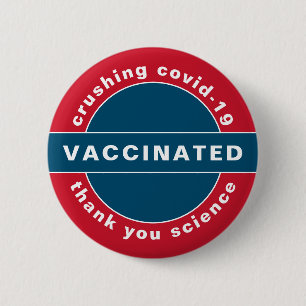 Fully vaccinated covid-19 button