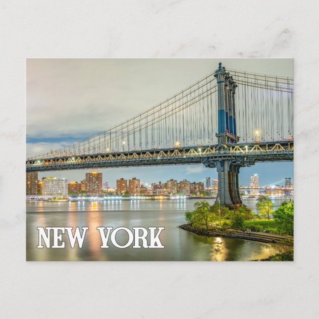 Fulton Ferry Landing, New York, USA Postkarte (Vorderseite)