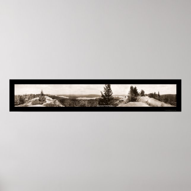 Fulton Lakes NY Foto 1911 Poster (Vorne)