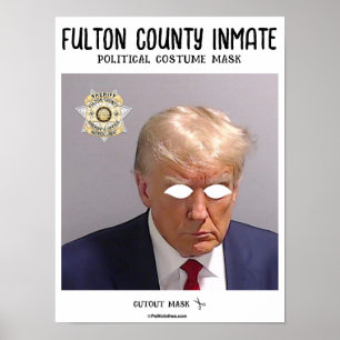 Fulton Landkreis Inmate-Kostümmaske Poster