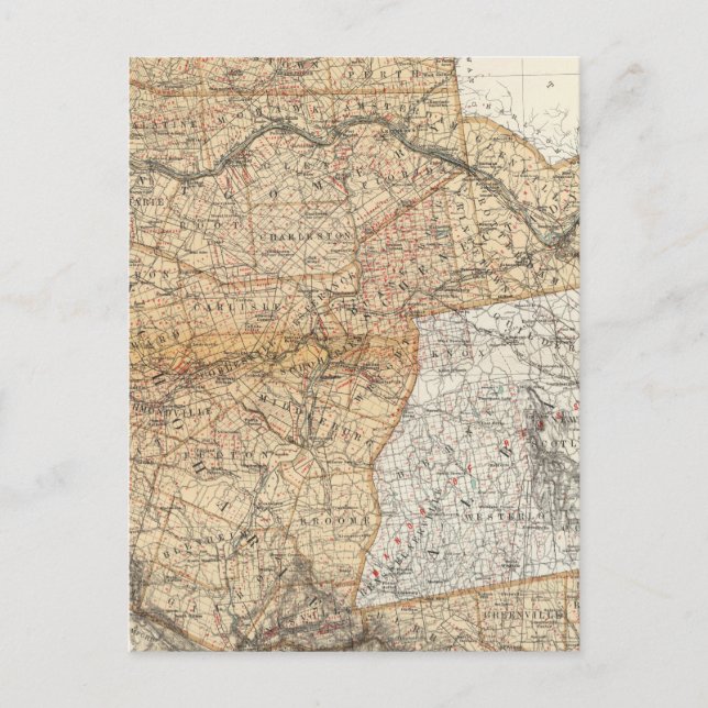 Fulton, Montgomery, Schenectady, Schoharie Postkarte (Vorderseite)