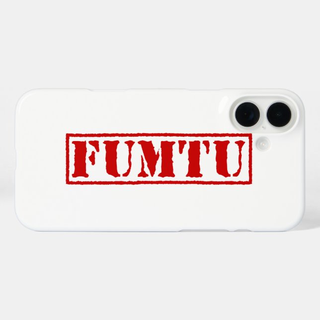 FUMTU Case-Mate iPhone HÜLLE (Rückseite (Horizontal))
