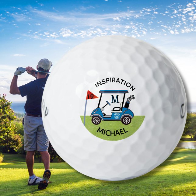 Fun 19. Loch Custom Cart Personalisiert Golfball (Von Creator hochgeladen)