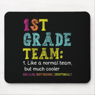 Fun 1. Klasse Team wie normal, aber Cooler auf Mousepad