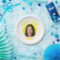 Fun 21. Geburtstag CUSTOM TEXT Foto Trendy