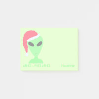 Fun Alien Santa Geek Spaß ufHO Personalisiert