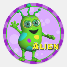 Fun Alien Stickers