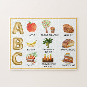 Fun Alphabet ABCs Personalisierter Name Puzzle