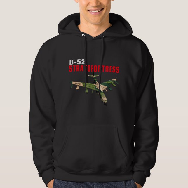 Fun American Military Aviation B-52 Stratofestress Hoodie (Vorderseite)