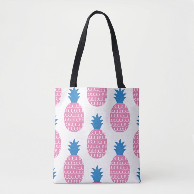 Fun Ananas nahtlose Muster Vintage Darstellung (Vorderseite)