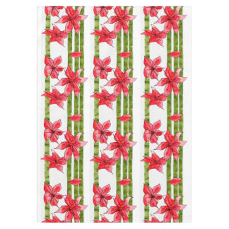 FUN AND FABULOUS POINSETTIA TABLECLOTH TISCHDECKE