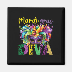 Fun and Festivals Mardi Gras Diva Auge faszinieren Magnet