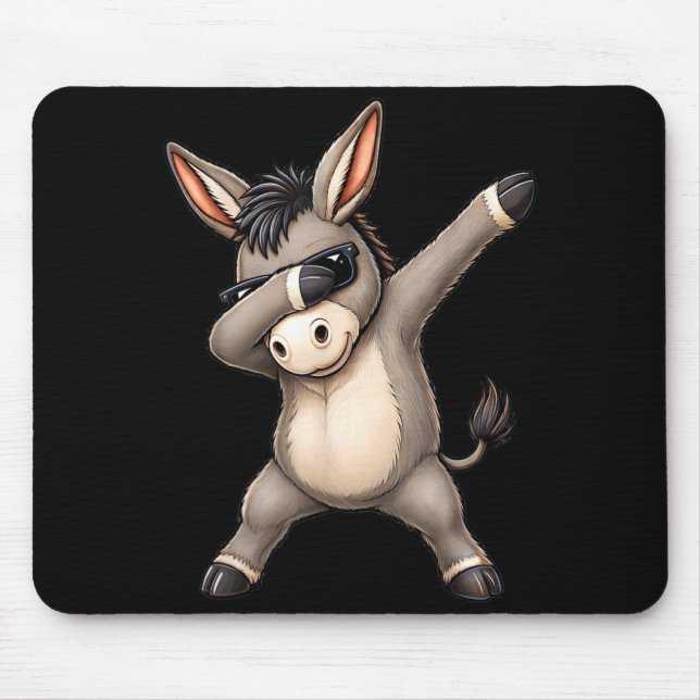 Fun Animal Dabbing Cool Stylish Dab Dance Mousepad (Vorne)