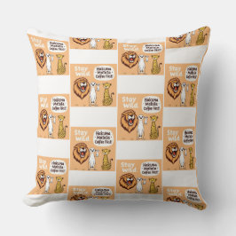 Fun Animal Safari Thema Kissen