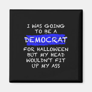 Fun Anti-Liberal Adult Halloween-Kostüm Magnet
