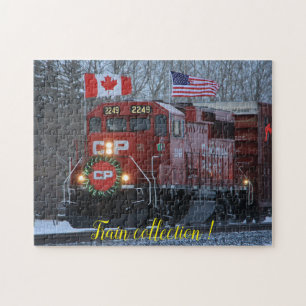 Fun Art Train Picture Family Puzzle