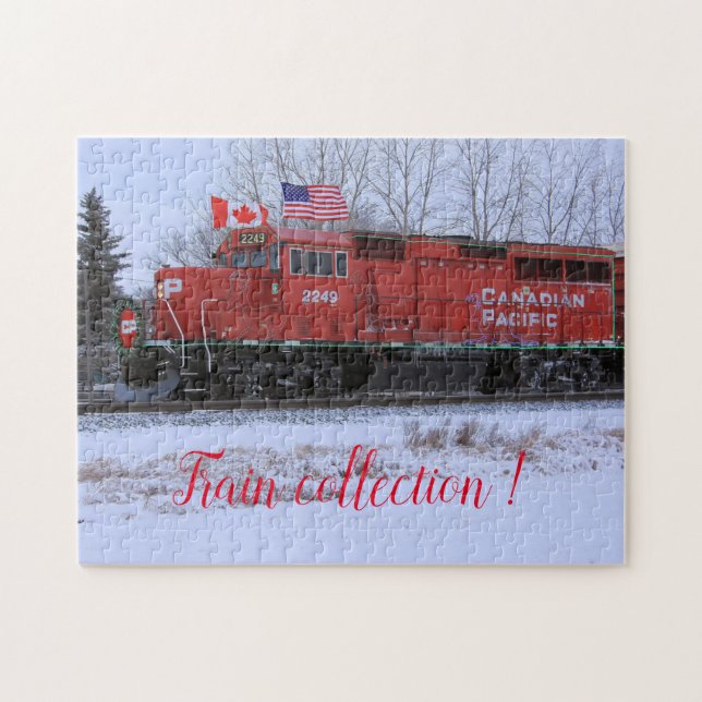 Fun Art Train Picture Family Puzzle (Horizontal)