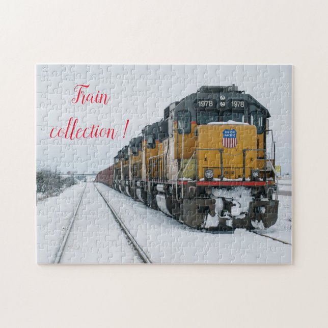 Fun Art Train Picture Family Puzzle (Horizontal)